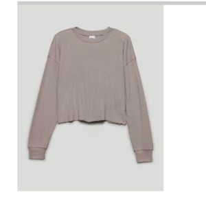 Aritzia TNA Waffle top